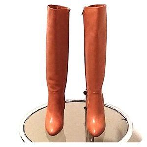 RALPH LAUREN "Purple Label" Colleen RL Gold Boots